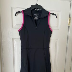 Sincerely Jules Active Mock Neck Sleeveless Dress Black Size‎ S